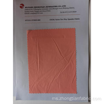 Nylon Dua Way Spandex Fabric Backside Pu